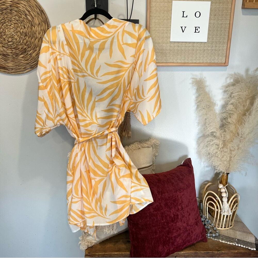 Maison Du Soir Magnolia Luxe Robe Tropical Print … - image 3